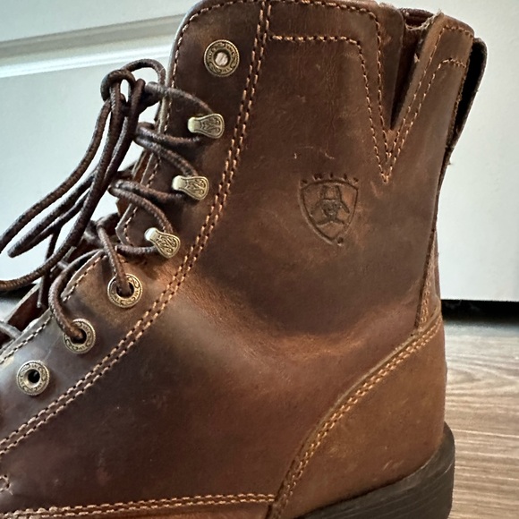 Ariat Womens Brown Leather Boots - Picture 8 of 11